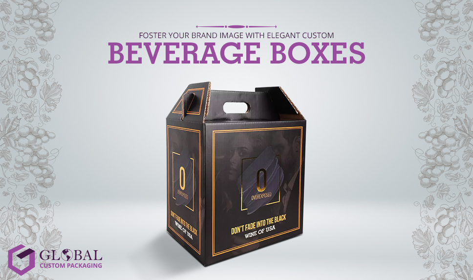 Foster Your Brand Image with Elegant Custom Beverage Boxes
