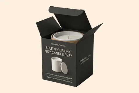 1 Black Kraft Tuck Boxes