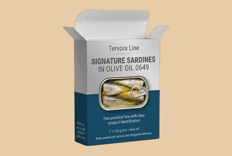 1 Single Can Tuck Carton