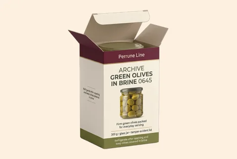1 Single Jar Folding Carton