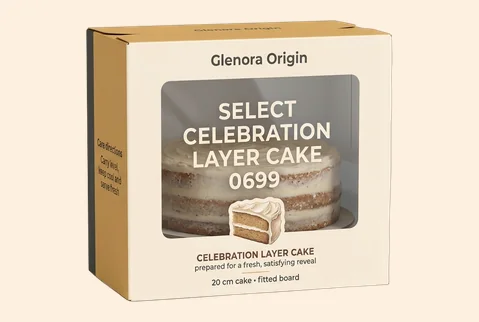 1 Standard Window Cake Box