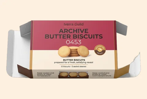 1 Straight Tuck Biscuit Boxes