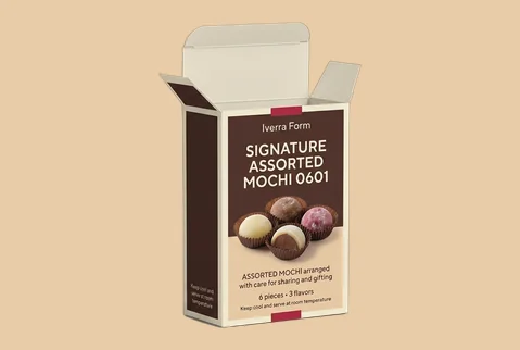 1 Tuck End Mochi Cartons