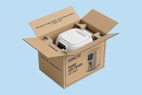 1 branded corrugated box