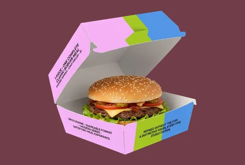 1 classic paperboard clamshell