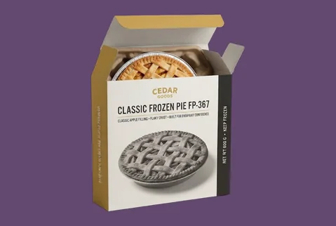 1 folding carton pie boxes