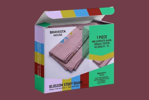 1 folding carton shawl boxes