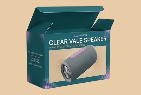 1 folding carton speaker boxes