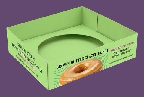 1 individual donut tray