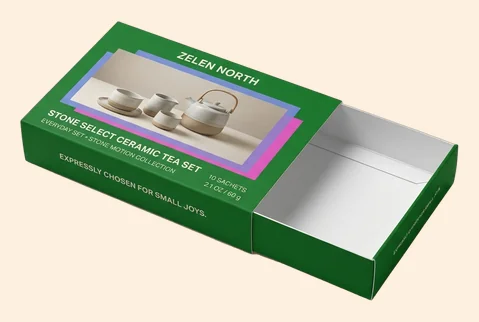 1 paperboard sleeve & tray boxes