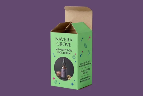 1 retail tuck kraft boxes
