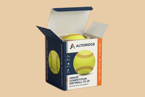 1 single ball folding cartons
