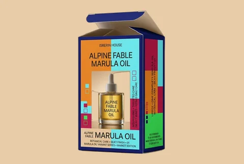 1 single bottle folding cartons