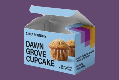 1 single cupcake favor boxes