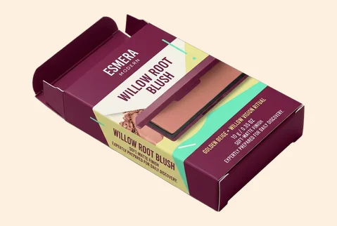 1 straight tuck blush cartons