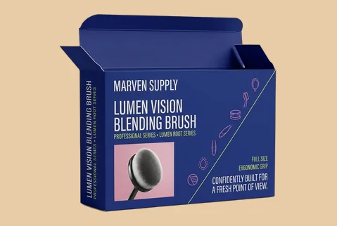 1 straight tuck brush boxes