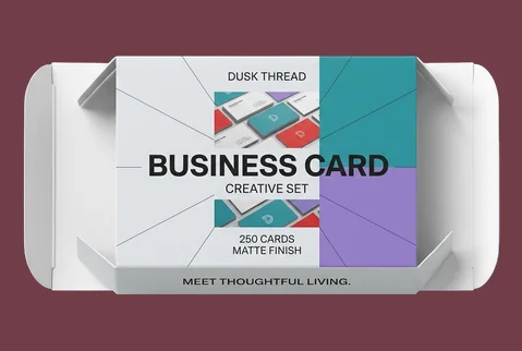 1 straight tuck card boxes