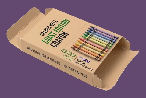 1 straight tuck crayon boxes