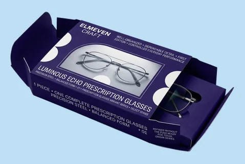 1 straight tuck eyewear boxes