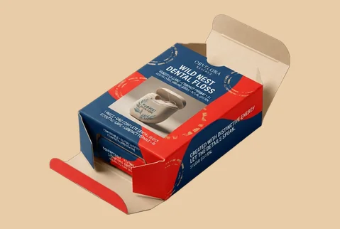 1 straight tuck floss cartons