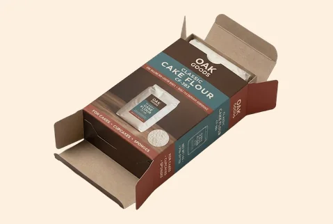 1 straight tuck flour cartons