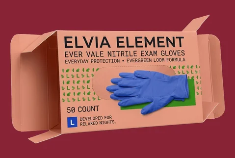 1 straight tuck glove boxes