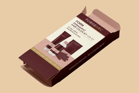 1 straight tuck hair color cartons