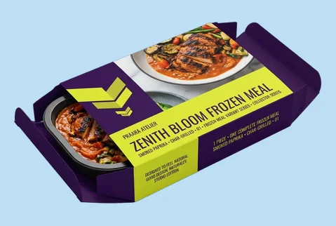 1 straight tuck meal cartons