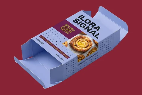 1 straight tuck pastry boxes