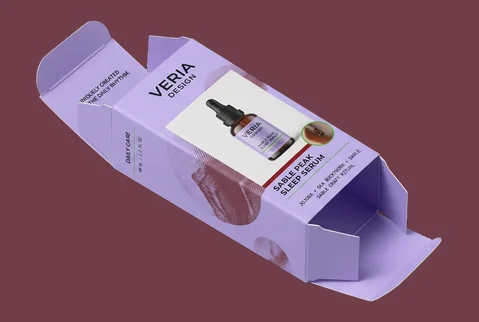 1 straight tuck serum carton