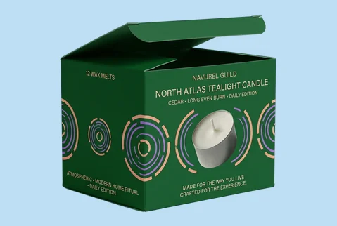 1 tuck end tealight cartons