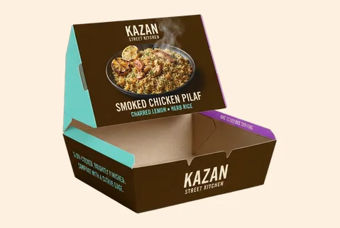 1 tuck top food boxes