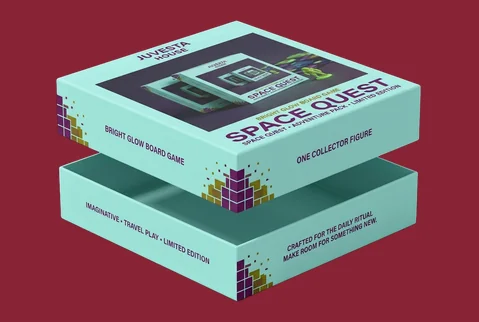 1 two piece game boxes