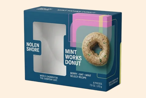 1 window donut boxes