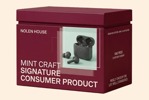 12 custom shaped product boxes