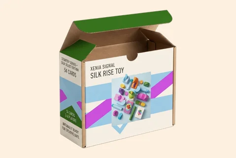 12 kraft toy boxes