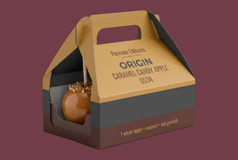 2 Gable Candy Apple Boxes