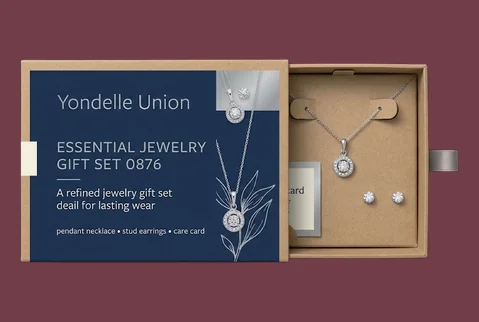 2 Kraft Drawer Jewelry Boxes