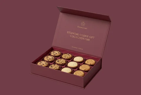 2 Magnetic Closure Cookie Boxes