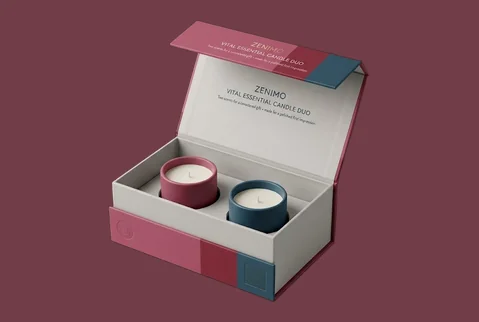 2 Magnetic Rigid Gift Boxes