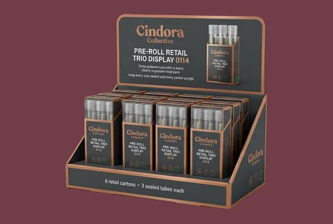 2 Pre Roll Display Boxes