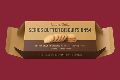 2 Reverse Tuck Biscuit Boxes