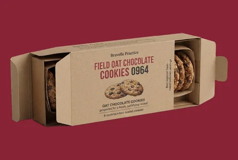 2 Reverse Tuck Food Boxes