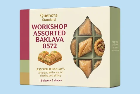 2 Window Baklava Boxes