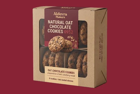 2 Window Kraft Bakery Boxes