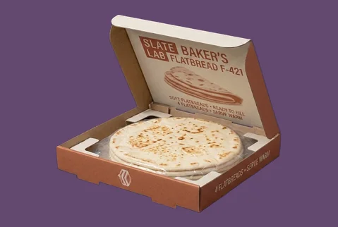 2 auto bottom flatbread boxes