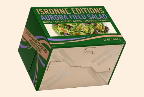 2 auto bottom salad boxes