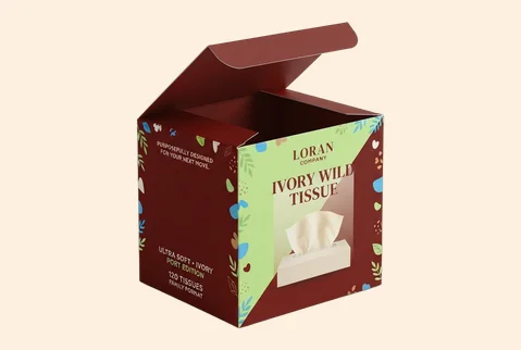 2 cube tissue boxes