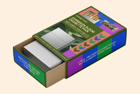 2 kraft sleeve and tray boxes