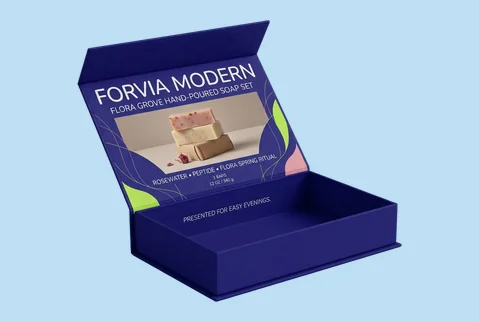 2 lid and base presentation boxes